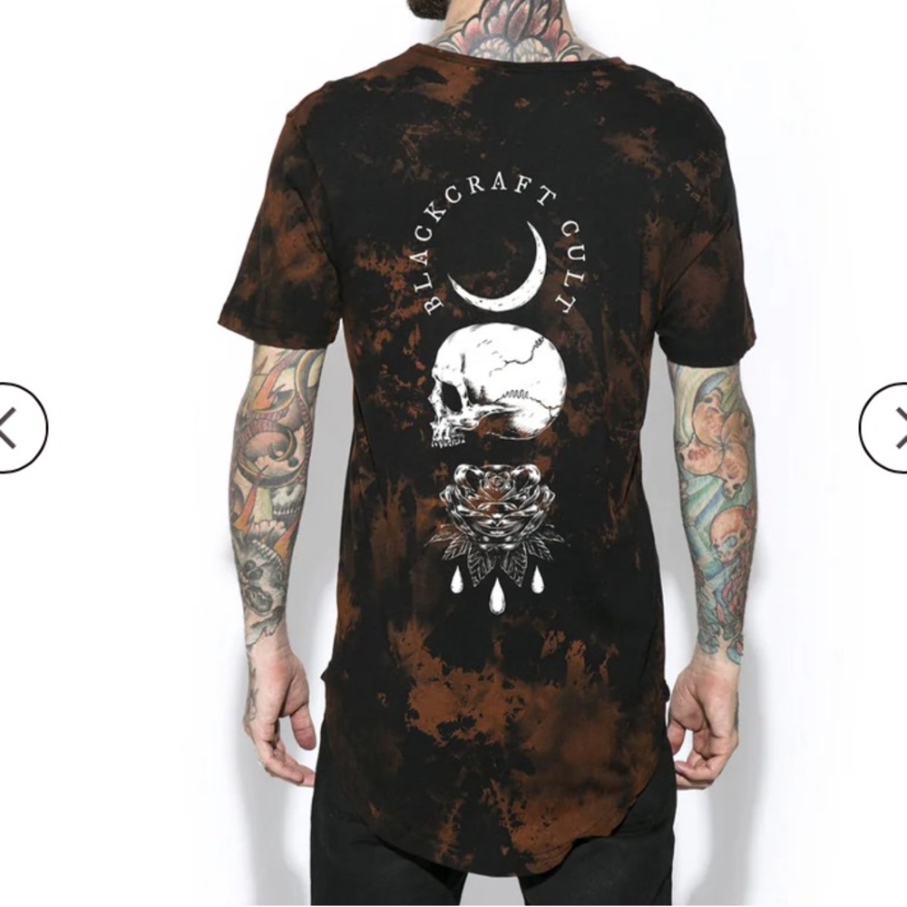 BLACKCRAFT Spirits Of The Dead Bleach Wash- Unisex Tall Tee